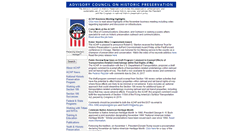 Desktop Screenshot of achp.gov